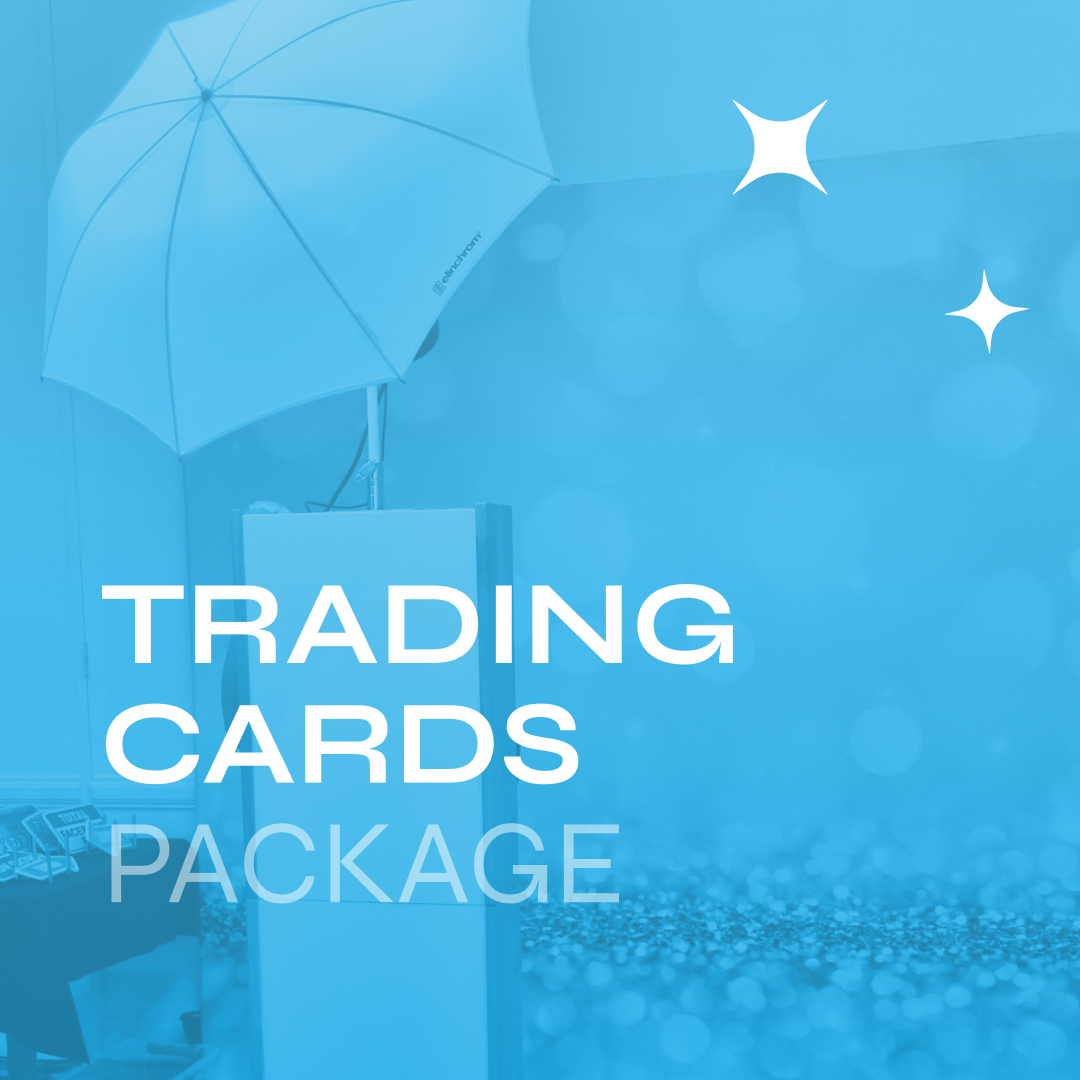 Trading Card Photobooth Custom & Interactive ⋆ Pebblr Booth